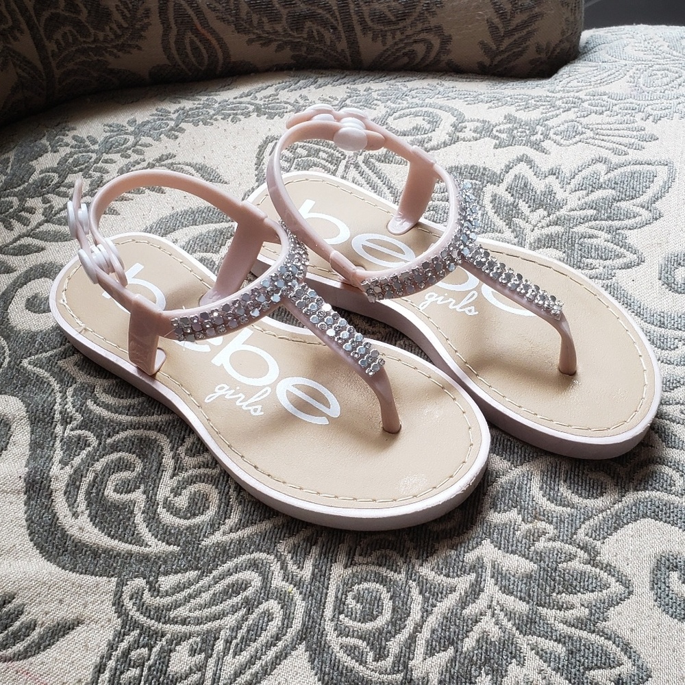 Bebe girls sandals sz 11/12C